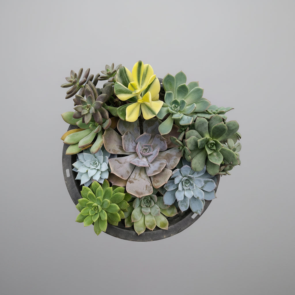 10 healthy live exotic succulent plants combo shipped bare root by SucculentsMart, ideal for home decor, office desks, gifting, and indoor gardening.