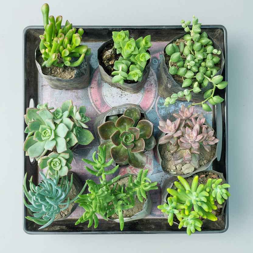 SucculentsMart Signature 9 – Exotic Succulent Combo