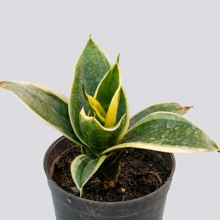 Snake Plant (Sansevieria Trifaciata Variegated)